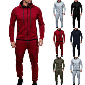 Combinaison en laine à capuche pour hommes, survêtement de couleur unie, style styliste, taille plus, personnalisé, nouveau design 2022 - Product Image 2