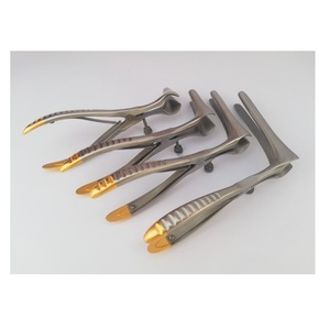 Espéculo Nasal de algodón chapado en oro de alta calidad, acero inoxidable, 13,5 cm, rinología - Product Image 5