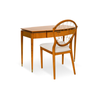 Chaise de bureau exécutive Kobaya, chaise de bureau en bois, design moderne, pour la maison, le bureau, la salle à manger, l'appartement, le salon, l'hôtel
