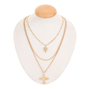 2024 recién llegado de alta calidad chapado en oro multicapa estrella moneda barra declaración cuentas perla flor forma elegante diseño de joyería - Product Image 2