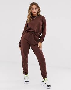 Survêtement Solide Marron pour Femmes Maternité Design Survêtement en Gros avec Marque Privée Personnalisée Vêtements d'Hiver - Product Image 4