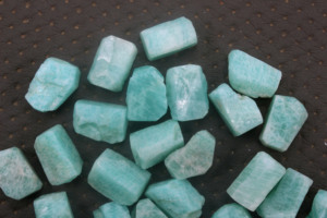 อัญมณีคริสตัล Amazonite ธรรมชาติขนาด18-20มม. คุณภาพยอดเยี่ยมทำเครื่องประดับหลวมๆ10ชิ้น - Product Image 4