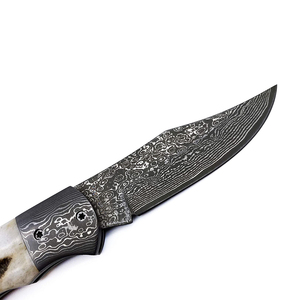 Workpro — couteau pliant d'extérieur tactique, accessoire de Camping, chasse et survie, coutellerie, fait main, en acier, damas - Product Image 4