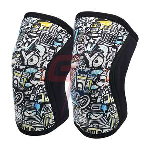 Genouillères de Compression, une paire de 7mm d'épaisseur, soutien solide pour la musculation, haltérophilie, la musculation - Product Image 2