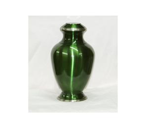 Urne funéraire pour adulte de style américain en verre transparent vert paisible ZHE - Product Image 1