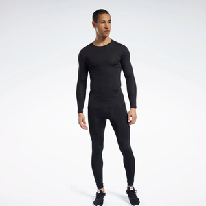 OEM 2026 Plain t shirts long sleeve fitness wear men t shirt and washed Spandex <b>Polyester</b> men <b>tshirt</b> - Product Image 2