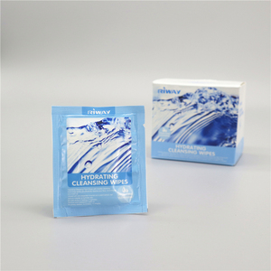Étiquettes personnalisées visage <span class=keywords><strong>yeux</strong></span> lèvres nettoyant Sachet unique démaquillant <span class=keywords><strong>lingettes</strong></span> humides - Product Image 2