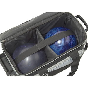 Ensemble de bowling avec chariot, <span class=keywords><strong>base</strong></span> en plastique, porte-balles et poche pour chaussures - Product Image 3