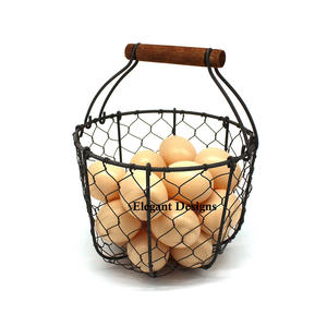 Manufacturer & Supplier of <b>Egg</b> Wire Basket Rectangular Shape Hot Selling <b>Egg</b> Basket New Arrival Handmade <b>Egg</b> Wire Basket - Product Image 2