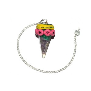 With Good Quality of Quartz Orgone Tibetan Pendulums : Quartz Orgone Tibetan Pendulums for Sale - Product Image 1