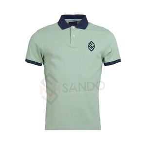 Camiseta de algodón personalizada para hombre, Polo clásico liso de manga corta, 2022 - Product Image 1
