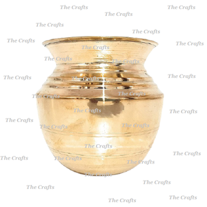 หม้อน้ำทองเหลืองสีทอง lota สำหรับงานเทศกาลและใช้ในชีวิตประจำวันเครื่องครัวดีไซน์ล่าสุด - Product Image 4