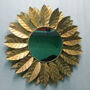 Trend Selling Iron <b>Mirror</b> Art <b>Irregular</b> Circular Living Room Metal Frame Wall <b>Mirror</b> Decor Christmas Vintage Luxury Space Casual - Product Image 2