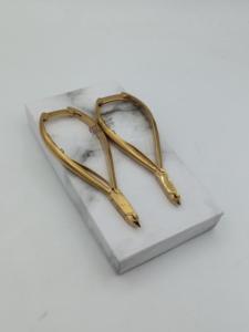 Alicates para Cutículas de Uñas de Alta Calidad, de Acero Inoxidable con Recubrimiento de Oro, Logotipo Personalizado, Herramienta de Belleza Profesional y Duradera GETUP - Product Image 2