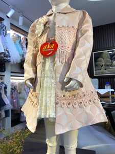 Hermosa vestidos de invierno largo invierno diseño elegante abrigo vestido de fiesta vestidos de invierno de calidad de exportación vestido de lujo - Product Image 2