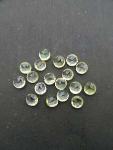 Cabujón de cuarzo limón Natural de 6mm al por mayor corte Rosa suelto fabricación de joyería especial óptica de alta calidad calor de diamante IGI - Product Image 2