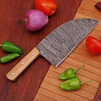 Buy Wholesale China 6 Inch High Carbon Steel Quality Vegetable Meat Cutting  Tactical Blade Hunting Small Cleaver Chef Knife & Kitchen Knife Chef Knife  at USD 4.32