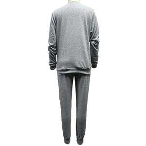 Chándal de mezcla de algodón de alta calidad para mujer, ropa deportiva de manga larga con cuello en V para Primavera, otoño e invierno, de talla grande - Product Image 3