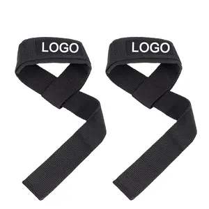 Custom logo Gym Wrist Weight Lifting Sports Wrist Support lifting Straps Bands