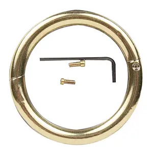 Bull Ring Measures 2 3/4Inch across by 5/16 & 3/8 Includes Allan key and Bolt hardware (Available) in 2.25, 2.5, 2.75 3 & 3.5 I