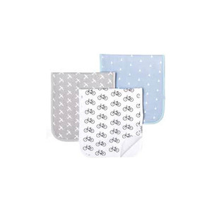 Rganic-muselina de algodón para eructo de bebé, paño personalizado con etiqueta privada para alimentación, gasa doble para eructar, 100% O - Product Image 1