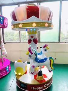 Équipement <span class=keywords><strong>de</strong></span> randonnée <span class=keywords><strong>de</strong></span> parc d'attractions tournesol attrayant Merry Go Round 3 <span class=keywords><strong>jeux</strong></span> <span class=keywords><strong>de</strong></span> pièces <span class=keywords><strong>de</strong></span> monnaie pour enfants carrousel <span class=keywords><strong>cheval</strong></span> - Product Image 4