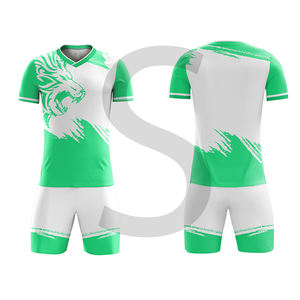 100% poliéster de alta calidad transpirable de secado rápido uniforme de fútbol en blanco camiseta de fútbol versión de ventilador camiseta de fútbol - Product Image 5