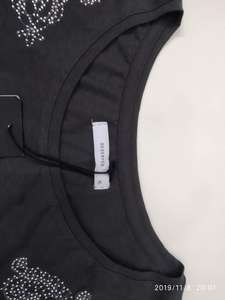 Lots de vêtements de marque haut de gamme du Bangladesh, t-shirts décontractés en coton à manches courtes et col rond pour femmes, tenues d'été. - Product Image 4