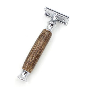 Beauty Instruments OEM Hot Selling Wholesale Eco Friendly Natural Bamboo Straight Edge Safety <b>Razor</b> - Product Image 3