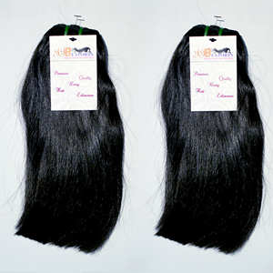 Paquete de cabello doble estirado sin procesar alineado de cutícula de alta calidad, extensiones de cabello humano de precio al por mayor indio, cabello de templo crudo - Product Image 4