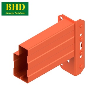 ชั้นวางพาเลทแบบหยดน้ำ American Standard Heavy Duty รุ่น Selective Pallet Rack ขนาด 96 นิ้ว รับน้ำหนักได้ 51,000 ปอนด์ คานแบบ Step Beam ขนาด 36-48 นิ้ว ผลิตจากเหล็กกล้าเคลือบสีฝุ่น - Product Image 1