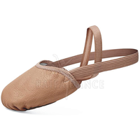 100% chaussures tournantes en cuir chaussures à demi-semelle de danse par Baifa Enterprises