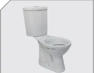 Classic Style WC Toilet Floor Mounted Two Pieces Ceramic Water Closet From Turkish Manufacturer/Producer/Supplier