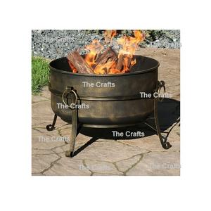 Iron Black Color Fireplace <b>Fire</b> Pit With Stand Customized Size And Shape <b>Fire</b> Pit For Garden Decor Accessories - Product Image 6