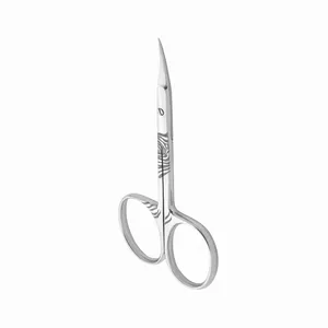 Professional Manicure Sharp Best Cuticle Scissors Extra Fine Nail Curved Small Cuticle Shears 3.5" Cuticle Cutting 10 Pieces