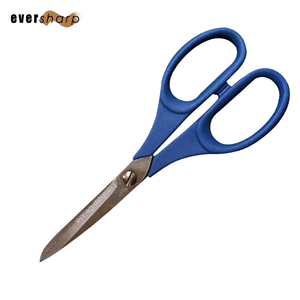 Eversharp DIY Tailor <b>Scissors</b> 6 Inch Right Hand Stainless Steel Blade Blue Soft Grip Handle Smooth Edge Cutting Tool - Product Image 5