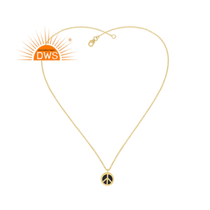 Pendentif en argent Sterling fait à la main, collier en pierre précieuse d'onyx noir, vente en gros, bijoux en argent, 1 pièce - Product Image 1