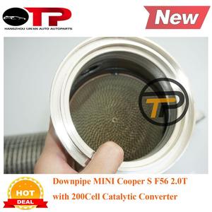 Tubo di scarico OTP Sport Downpipe di scarico ad alto flusso per <span class=keywords><strong>F56</strong></span> <span class=keywords><strong>MINI</strong></span> <span class=keywords><strong>Cooper</strong></span> S con convertitore catalitico a 200 celle - Product Image 3