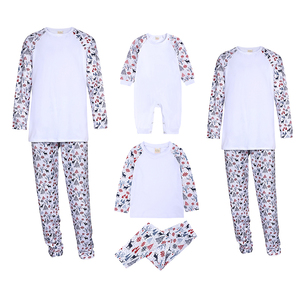 Cotton matching family <b>christmas</b> <b>pajamas</b> parent-child suit sleepwear - Product Image 5