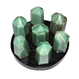 7 Aventurine verte Point Star David Base En Cristal - Product Image 3