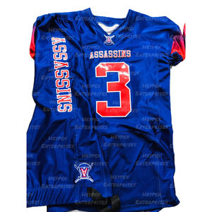 Camiseta de fútbol americano personalizada para hombre, ropa de entrenamiento de poliéster transpirable, uniformes sublimados - Product Image 2