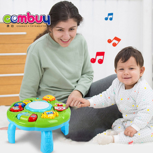 Table de chaise 2 en 1 pour bébé, jouet éducatif, musical, éclairage, pour enfant - Product Image 5