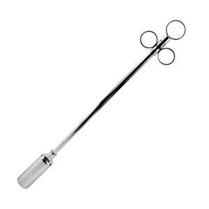 Pistola de Bolo Reutilizable de Alta Calidad para Terneros, Aplicador de Bolo de Acero Inoxidable, Pistola de Bolo, Pistola de Administración de Medicamentos, Mango de Metal Curvo - Product Image 1