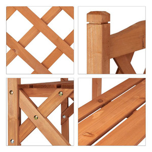 Estante de maceta de madera de moda moderno <span class=keywords><strong>para</strong></span> plantas al aire libre <span class=keywords><strong>para</strong></span> uso en exteriores estante de escaleras de flores de belleza de alta calidad - Product Image 2