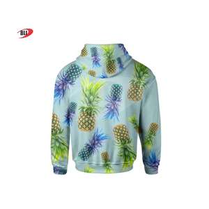 Sudaderas con capucha delanteras y traseras impresas por sublimación completa al por mayor con su propio logotipo de marca sudaderas con cremallera personalizadas para hombres y mujeres - Product Image 6