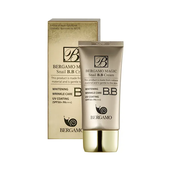 Berloque para mulheres, bálsamo para cuidados com a pele da coréia, bálsamo perfeito para proteção de alta qualidade, borgonha bb cream (spf 50 + pa + +)