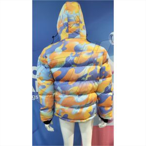 Oem-chaqueta de invierno personalizada para hombre, chaqueta con estampado de camuflaje colorido, gruesa, acolchada - Product Image 5