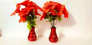 Vase à fleurs métallique en aluminium Décoration de table pour rafraîchir votre espace pour les pots de fleurs - Product Image 3