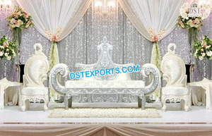Modern Designer Wedding Stage Furniture Set Asian Style Event Couch & Chairs for Ceremony Wedding <b>Decorations</b> - Product Image 5