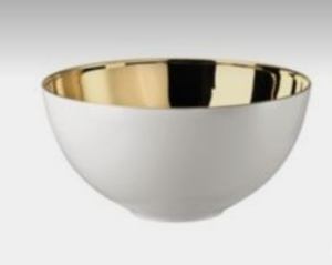 Bandeja redonda de Metal para cuencos, de diseño moderno y de lujo, para servir en el hogar, color plateado - Product Image 2